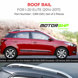 Hyundai Elite i20  Roof Rail Silver (2014-2017) Hyundai Elite i20  Roof Rail Silver (2014-2017)