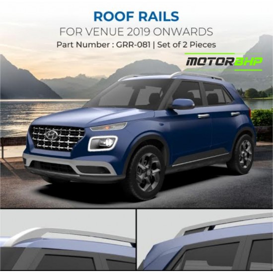 Hyundai Venue Roof Rail Silver (2019 Onwards)