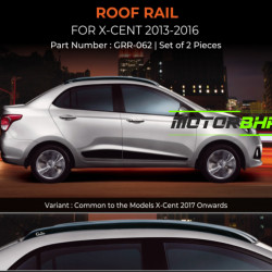Hyundai Xcent Roof Rail Silver (2013-2016) Hyundai Xcent Roof Rail Silver (2013-2016)
