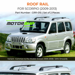 Mahindra Scorpio Car Accessories Roof Rail (2009-2013) Black  Mahindra Scorpio Car Accessories Roof Rail (2009-2013) Black