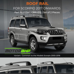 Mahindra Scorpio Car Accessories Roof Rail (2017 Onwards) Black  Mahindra Scorpio Car Accessories Roof Rail (2017 Onwards) Black