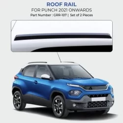  Tata Punch Car Accessories Roof Rail Black