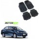 Honda Amaze Premium Quality Car Rubber Floor Mat- Black