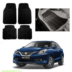 Maruti suzuki Baleno Premium Quality Car Rubber Floor Mat- Black Maruti suzuki Baleno Premium Quality Car Rubber Floor Mat- Black