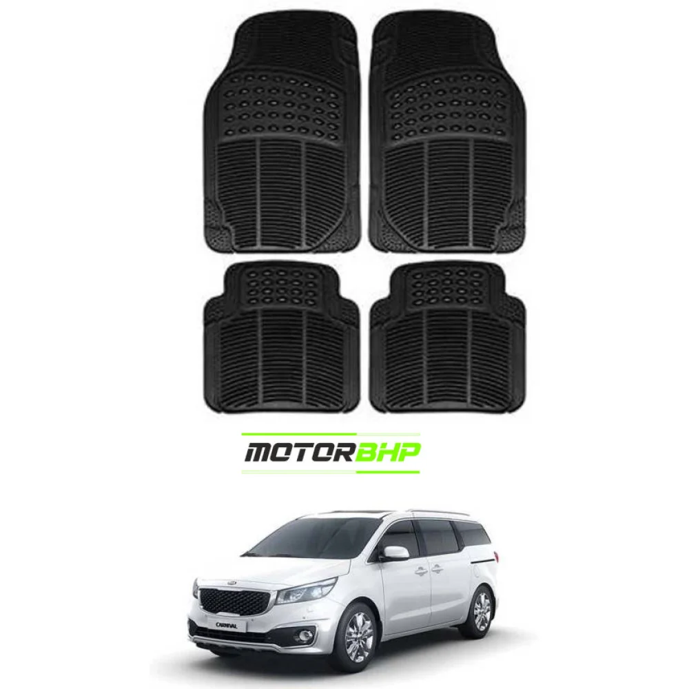 Buy Kia Carnival Premium Quality Car Rubber Floor Mat Black