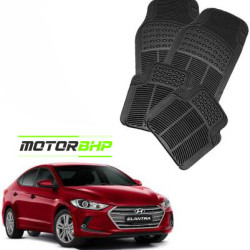 Hyundai Elantra Premium Quality Car Rubber Floor Mat- Black Hyundai Elantra Premium Quality Car Rubber Floor Mat- Black