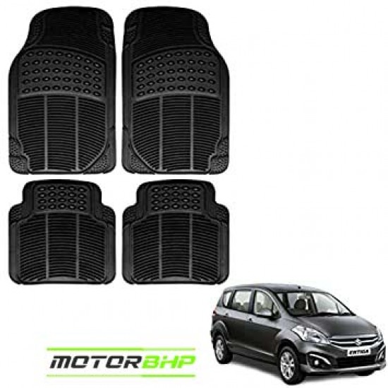 Maruti suzuki Ertiga Premium Quality Car Rubber Floor Mat- Black