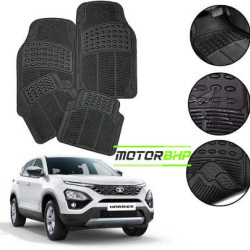 Tata Harrier Premium Quality Car Rubber Floor Mat- Black Tata Harrier Premium Quality Car Rubber Floor Mat- Black