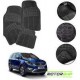 Tata Hexa Premium Quality Car Rubber Floor Mat- Black