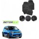 Maruti suzuki Ignis Premium Quality Car Rubber Floor Mat- Black