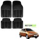 Tata Indica Premium Quality Car Rubber Floor Mat- Black