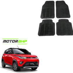 Mahindra KUV100 Premium Quality Car Rubber Floor Mat- Black Mahindra KUV100 Premium Quality Car Rubber Floor Mat- Black