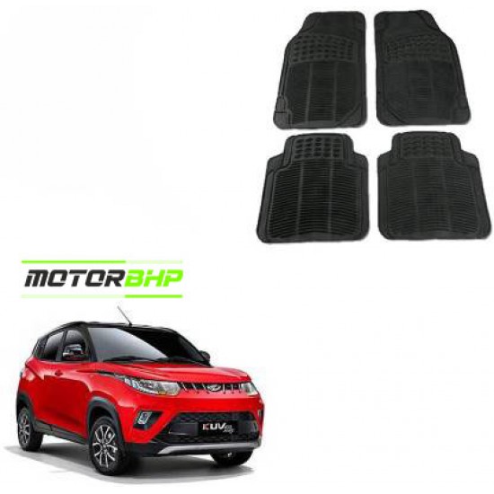 Mahindra KUV100 Premium Quality Car Rubber Floor Mat- Black