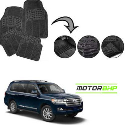 Toyota Land Cruisers Premium Quality Car Rubber Floor Mat- Black Toyota Land Cruisers Premium Quality Car Rubber Floor Mat- Black