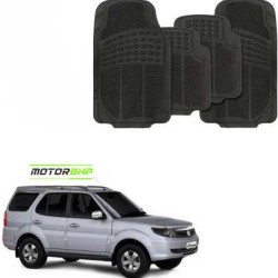 Tata Safari Premium Quality Car Rubber Floor Mat- Black Tata Safari Premium Quality Car Rubber Floor Mat- Black
