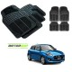 Maruti suzuki Swift 2018 Premium Quality Car Rubber Floor Mat- Black