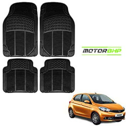 Tata tiago Premium Quality Car Rubber Floor Mat- Black Tata tiago Premium Quality Car Rubber Floor Mat- Black