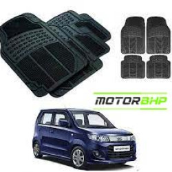 Maruti suzuki WagonR 2019 Premium Quality Car Rubber Floor Mat- Black Maruti suzuki WagonR 2019 Premium Quality Car Rubber Floor Mat- Black