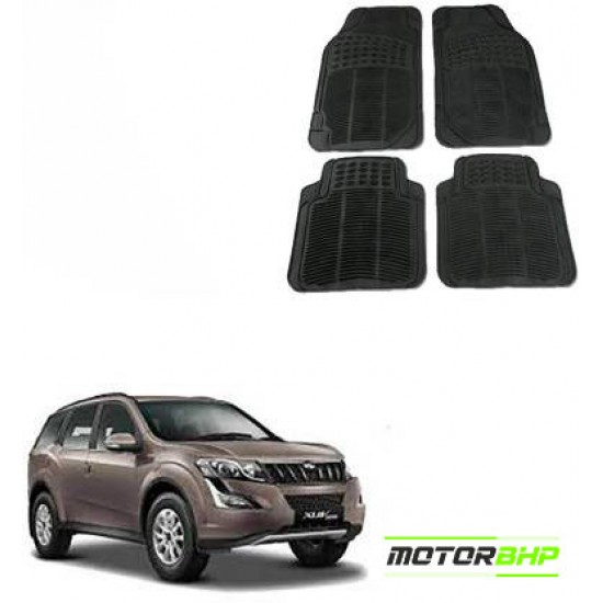 Mahindra XUV500 Premium Quality Car Rubber Floor Mat- Black