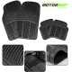 Honda City 1998-2003 Premium Quality Car Rubber Floor Mat- Black