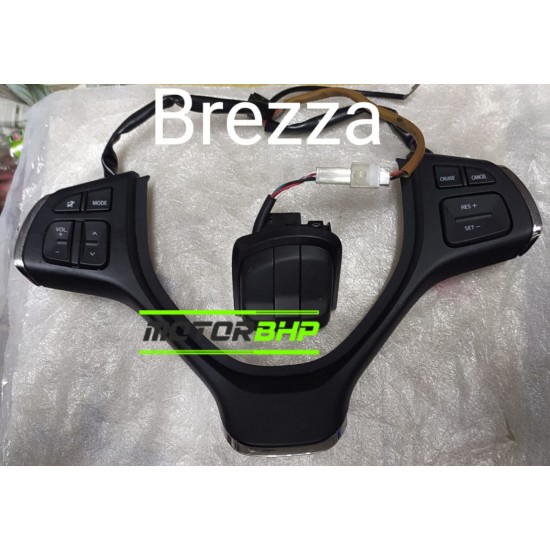 Maruti Suzuki Brezza Steering Wheel Music Control Button 