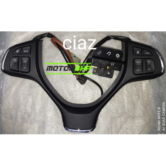 Maruti Suzuki Ciaz Steering Wheel Music Control Button 