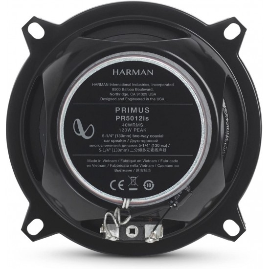 Infinity Primus PR5012IS 5-1/4" Car Coaxial Car Speaker Infinity Primus PR5012IS 5-1/4" Car Coaxial Car Speaker