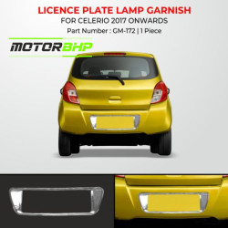 Maruti Suzuki Celerio Licence Number Plate Garnish (2017-Onwards)  Maruti Suzuki Celerio Licence Number Plate Garnish (2017-Onwards)