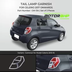  Maruti Suzuki Celerio Tail Lamp Chrome Garnish (2013-2017)