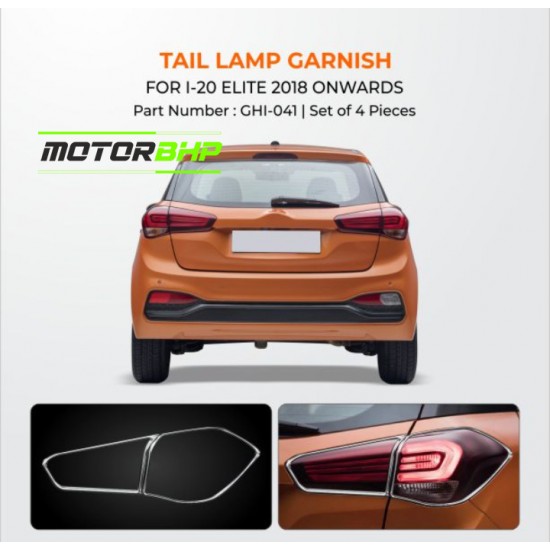 Hyundai i20 Elite Tail Lamp Garnish (2018 Onwards)