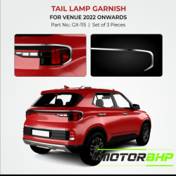 Hyundai Venue Tail Lamp Chrome Garnish (2022-Onwards) Hyundai Venue Tail Lamp Chrome Garnish (2022-Onwards)