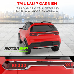 Kia Sonet Full Tail Lamp Chrome Garnish (2022-Onwards) Kia Sonet Full Tail Lamp Chrome Garnish (2022-Onwards)