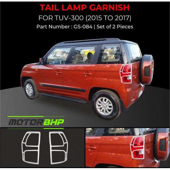 Mahindra TUV300 Tail Lamp Chrome Garnish (2015-2017)