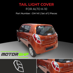 Maruti Suzuki Alto K10 Tail Lamp Chrome Garnish (2014-Onwards) Maruti Suzuki Alto K10 Tail Lamp Chrome Garnish (2014-Onwards)