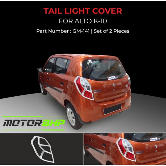 Maruti Suzuki Alto K10 Tail Lamp Chrome Garnish (2014-Onwards)