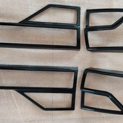 Maruti Suzuki Brezza Black Tail Light Chrome (2022-Onwards)  Maruti Suzuki Brezza Black Tail Light Chrome (2022-Onwards)