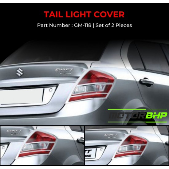  Maruti Suzuki Dzire Tail Lamp Chrome Garnish (2015-2016)