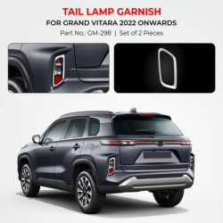 Maruti Suzuki Grand Vitara Tail Light Chrome Cover (2022-Onwards)  Maruti Suzuki Grand Vitara Tail Light Chrome Cover (2022-Onwards)