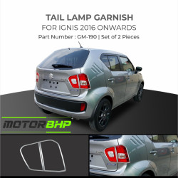 Maruti Suzuki Ignis Tail Lamp Chrome Garnish (2016 Onwards) Maruti Suzuki Ignis Tail Lamp Chrome Garnish (2016 Onwards)