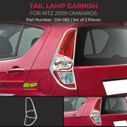 Maruti Suzuki Ritz Tail Light Chrome Garnish (2009-Onwards) Maruti Suzuki Ritz Tail Light Chrome Garnish (2009-Onwards)