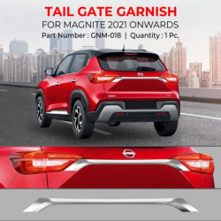 Nissan Magnite Tail Gate Garnish Chrome (2021-onwards) Nissan Magnite Tail Gate Garnish Chrome (2021-onwards)