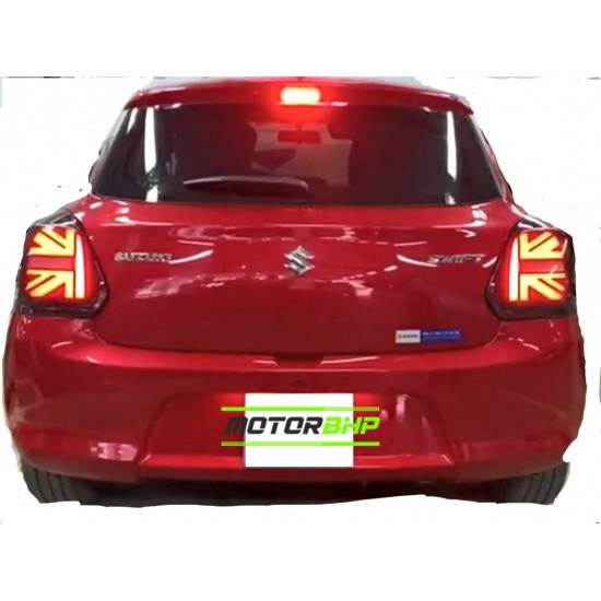 Maruti Suzuki Swift LED Tail Light Mini Cooper Style (2018-Onwards)
