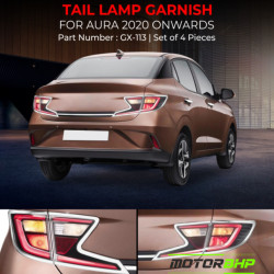 Hyundai Aura Tail Lamp Garnish (2020-Onwards) Hyundai Aura Tail Lamp Garnish (2020-Onwards)