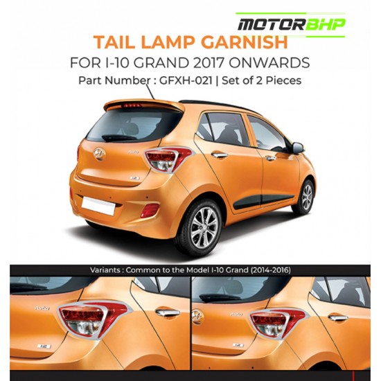 Hyundai i10 Tail Lamp Chrome Garnish 