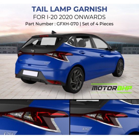 Hyundai i20 Tail Lamp Garnish (2020-Onwards)