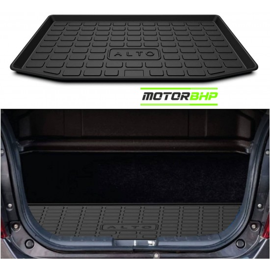 GFX Maruti Suzuki Alto K10 Trunk Boot Mat Black (2014-Onwards)