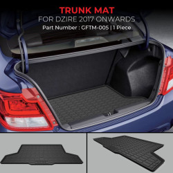 GFX Maruti Suzuki Dzire Trunk Boot Mat Black (2017-Onwards) GFX Maruti Suzuki Dzire Trunk Boot Mat Black (2017-Onwards)