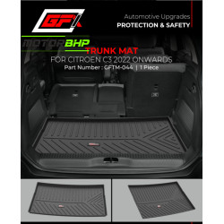 GFX Trunk Boot Mat For Citroen C3 2022 Onwards (Black)