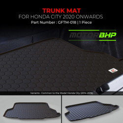 Honda City Trunk Boot Mat Black (2020-Onwards) Honda City Trunk Boot Mat Black (2020-Onwards)
