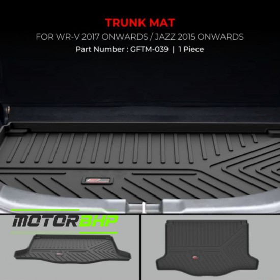 Honda WRV (2017 Onwards) Trunk Boot Mat Black